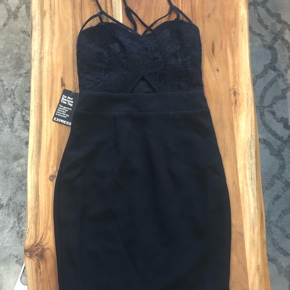Express black dress